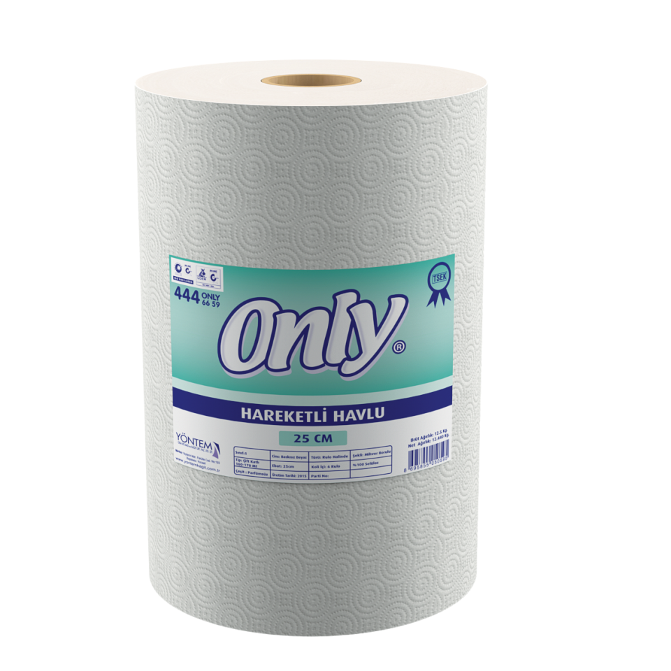 ONLY HAREKETLİ HAVLU TEKNO 25 CM 12,5 KG 