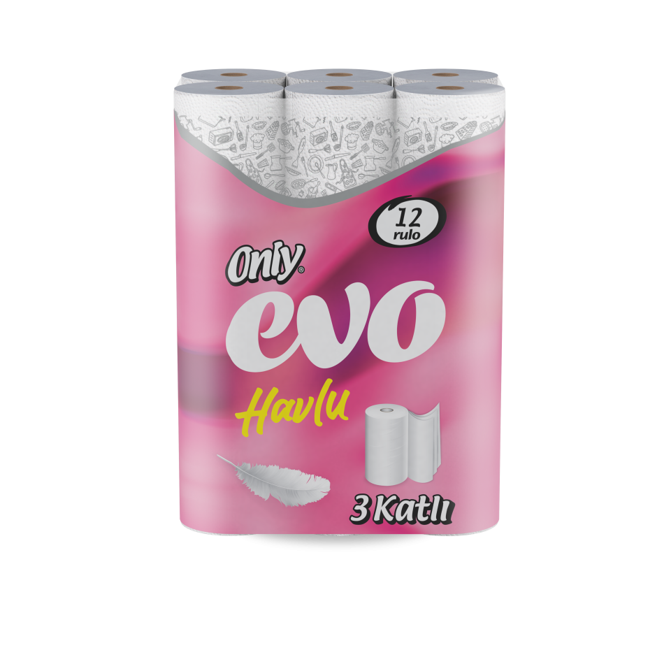 ONLY EVO HAVLU 12Lİ 3 KATLI 