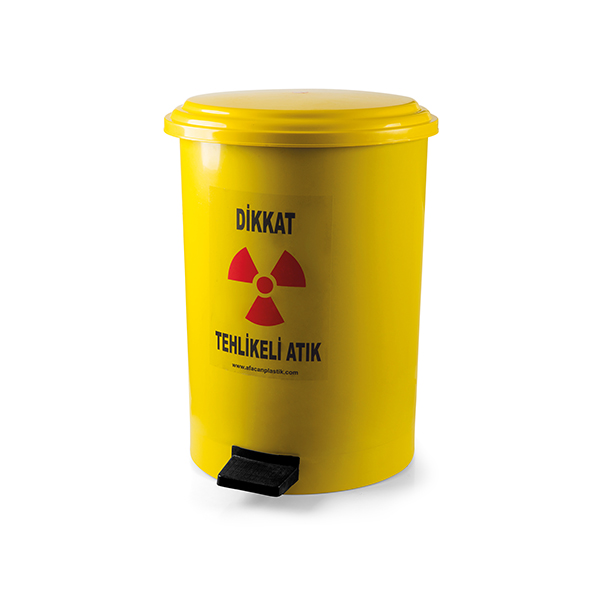 A Form Pedallı Tehlikeli Atık Kovası 30 Litre