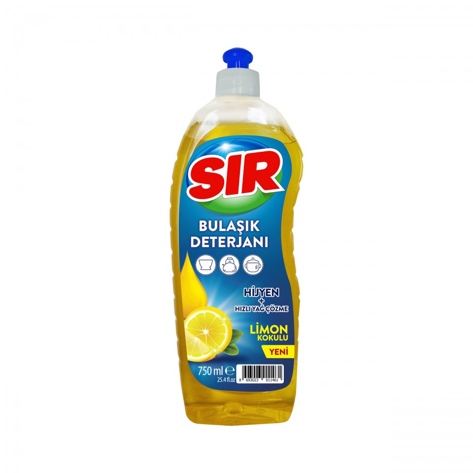 SIR BULAŞIK DETERJANI LİMON KOKULU 750GR