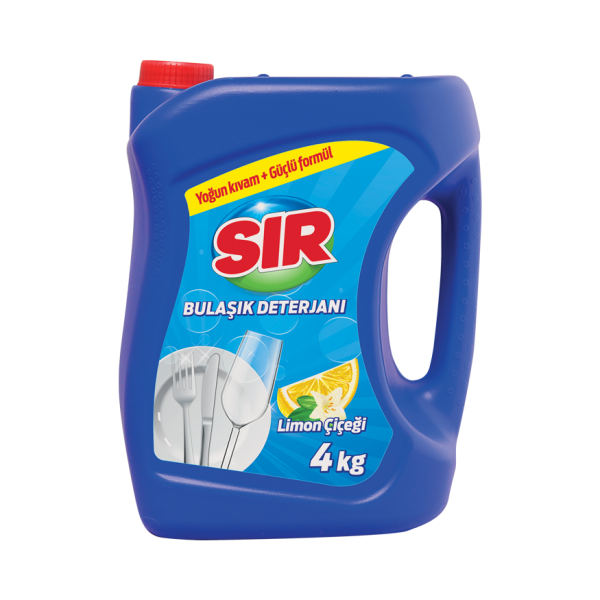 SIR SIVI BULAŞIK DETERJANI LİMON ÇİÇEĞİ 4KG