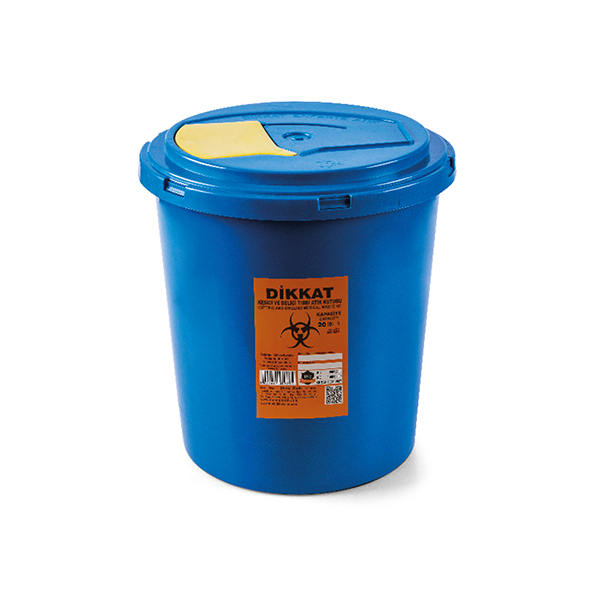 A FORM TIBBİ CAM ATIK KOVASI 20 LT 