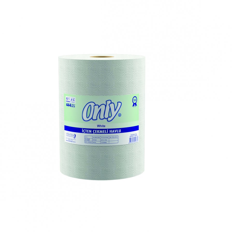ONLY WHITE İÇTEN ÇEKMELİ HAVLU 