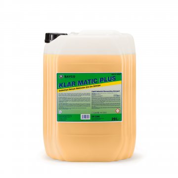 BAYCO KLAR MATİC PLUS  BULAŞIK MAKİNE DETERJANI SERT SULAR İÇİN 20 LT 