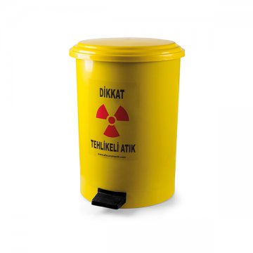 A Form Pedallı Tehlikeli Atık Kovası 30 Litre